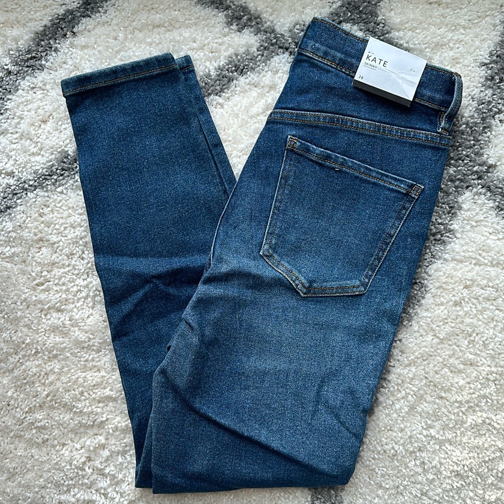 Dynamite Women's Skinny Jeans - Dark Blue